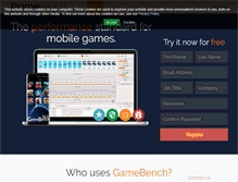 Tablet Screenshot of gamebench.net